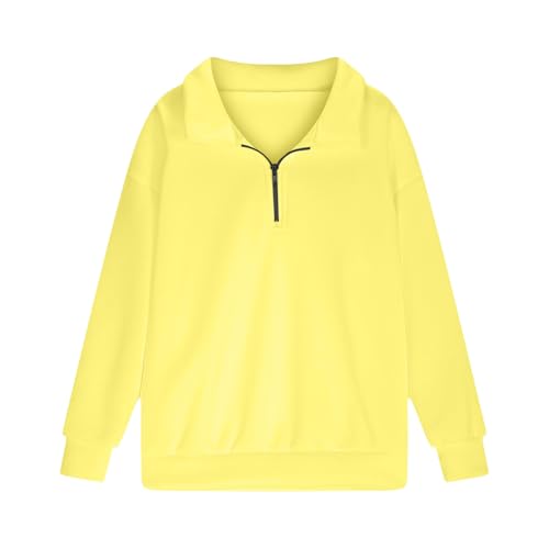 Zip Up Sweatshirts for Girls Drop Shoulder Oversized Soft Smooth Plus Size Casual Pullover Collared Blouses3
