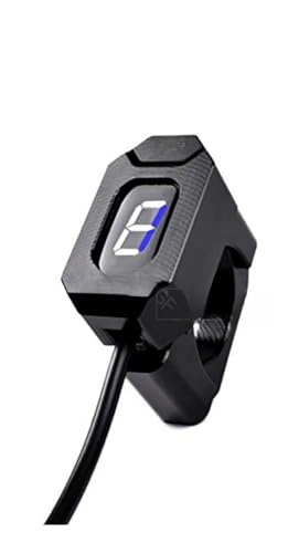 Indicateur de vitesse numérique V-Rod boîtier étanche et support guidon bleu