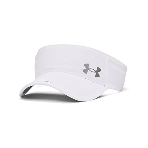Under Armour Women's Launch Run Visor in White Cover