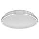 Ledvance Badezimmer Wandleuchte mit 300mm Durchmesser und Click-CCT Funktion, 18W, chromfarben, Lichtfarbe per Klick von warmweiß auf kaltweiß änderbar (3000 + 4000K), für Feuchträume geeignet (IP44)