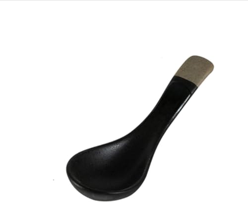 AtZOtOYZJ Cuillère à Soupe en céramique, cuillère à Soupe Ra Cuillères Petites cuillères cuillères ménagères en céramique Peuvent être lavées au Lave-Vaisselle cuillères -D(C)