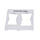Tissting 3 Stück Transparente Acryl Schmetterlings Schleifen Fräs Vorlage für Holzbearbeitung Schmetterling Bowtie Intarsienschablonen Router gehärtetes Acryl Router Schablonen für präzise Schnitte