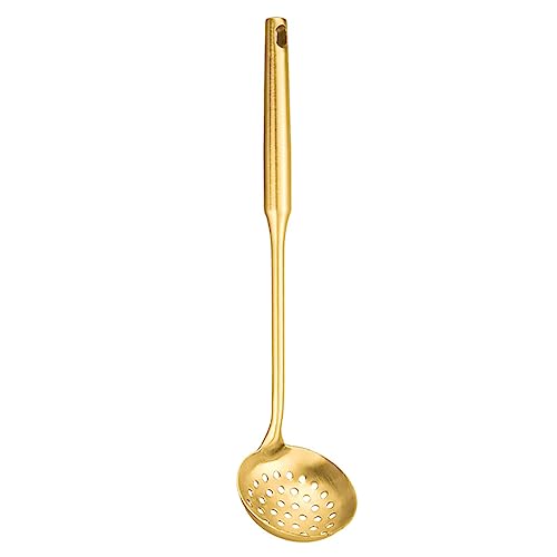 Cucharón de sopa de acero inoxidable, embudo doméstico, mango largo, embudo para olla caliente