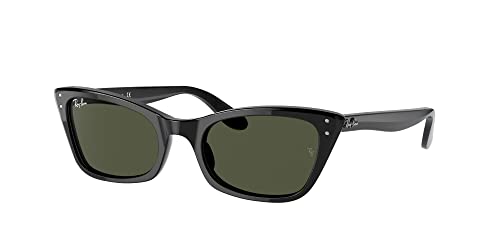 Ray-Ban RB2299 Sunglasses Bundle: RB 2299 LADY BURBANK 901/31 Lady Burbank Black Green and Eyewear Cleaning Kit