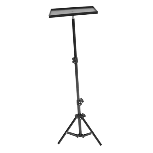 Holibanna Supporto Treppiede Proiettore Regolabile con Vassoio Pieghevole per Laptop Tablet e Fotografia per Uso Domestico