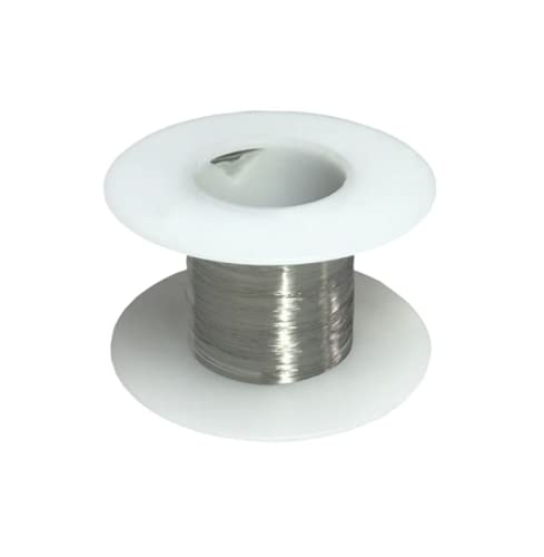 1 Pcs Stainless Steel 316L Wire 36 AWG Gauge 100' Length 0.0050