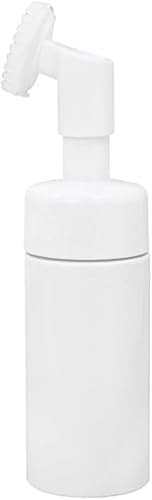 Frasco Pump Espuma Escovinha de Limpeza Facial Massageadora Skin Care Silicone 100ml