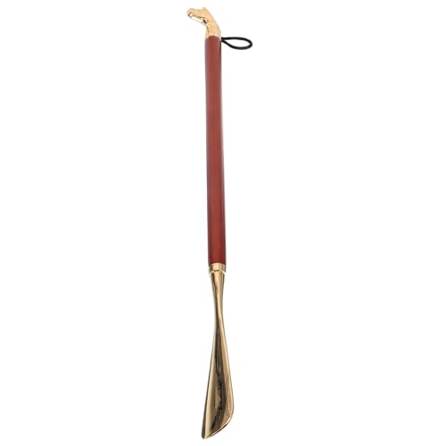 Chausse-pied long tête de cheval pour adulte outil aide-chaussures hêtre
