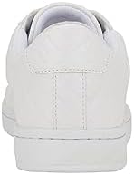 Guess Men's LOOVIE Sneaker, White/Gold Logo Multi 140, 9 | Image 2