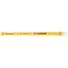 Starrett KBS1224-10 Bi-Metal Unique High Speed Steel Safe-Flex Hacksaw Frame Blade, 0.025" Thick, 24 TPI, 12" Length x 1/2" Width (Pack of 10)