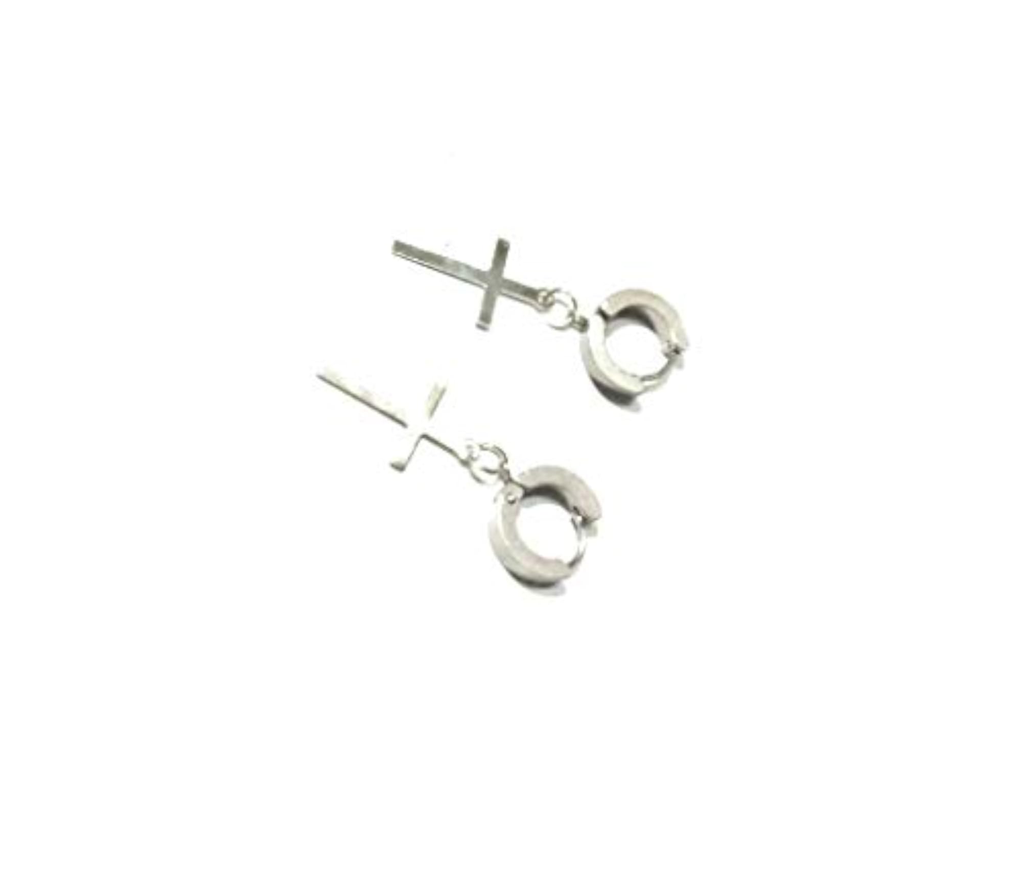 Men's Silver Studs Earrings