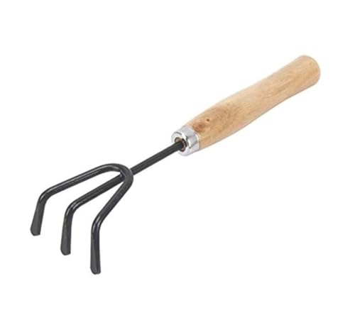 Gardening Tools Set - 3-Pieces | Gardening Tools Kit | Garden Spectacular | Garden Tool Wooden Handle | Combo of Hand Cultivator, Small Trowel, Garden Fork