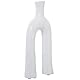PALMATORIA CERÁMICA BLANCA_16X5X32CM PARA VELAS °3CM