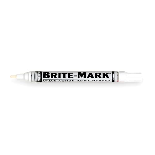 Lot of 12 Dykem #84003 Brite Mark medium tip WHITE