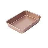 [Ourlet arrondi et multi-tailles, couverture complète sûre et pratique] ** Ourlet arrondi : le bord est traité avec un ourlet arrondi, qui est lisse et ne blesse pas les mains, et améliore la résistance structurelle du moule. Taille complète : fournit des moules carrés de 12,7 cm à 25,4 cm, ainsi que des plateaux spéciaux pour bain d'eau de 28 cm et trois types de plaques de cuisson rectangulaires pour répondre à vos besoins pour faire des gâteaux de différentes tailles.