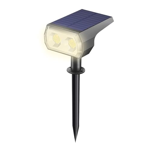 WOIQVD 48 LED RGBW 10LED Solar Light Outdoors Solar Landscape Spotlights Solar Panel Lamp Waterproof Wireless for Garden Yard Decoratio