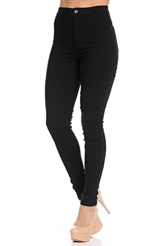 SOHO GLAM Super High Waisted Stretchy Skinny Jeans2
