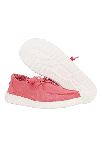 Image of HEYDUDE Women's Wendy Stretch Canvas Slip On Shoes | Easy On Loafer