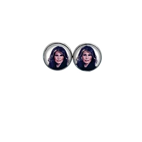 Melania Trump Stud Earrings for Women Election 2024 MAGA