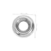 BUGUUYO 200pcs Stainless Steel Countersunk Flat Washers Smooth for Automotive Construction Plumbing Electrical and Industrial Use