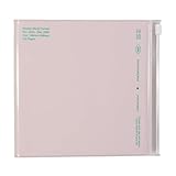 手帳 2026 スケジュール帳 2025年12月始まり 週間ブロック スクエア148 クリアスライドジッパー ピンク マークス 26WDR-SB03-PK