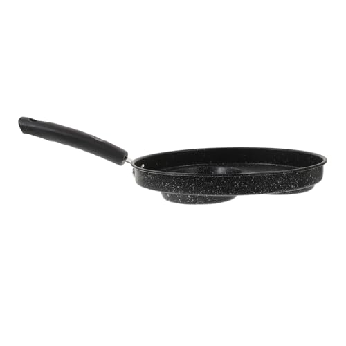 CRILSTYLEO 1Pc Sartén Para Tortilla Muffin Top Sartenes Para Hornear Cocina De Inducción Sartén Japonesa Sartén Para Sartén En Forma De Corazón Sartén Para Fritos Sartén Para