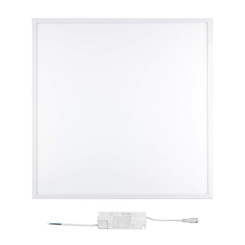 YASTA Plafoniera Led Soffitto 60x60 Pannello Led Da Incasso Per Cartongesso Luce Fredda 42w Pannello Luminoso Per Controsoffitto Con Cornice Bianca Ultra Slim 6500k
