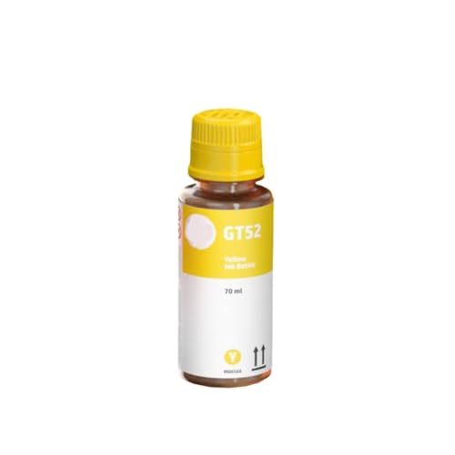 Botella de tinta GT52 Amarilla para proyectos escolares en impresoras de tanque 500
