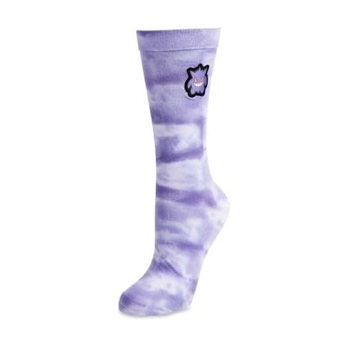 Pokemon Pokémon Center: Gengar Purple Crew Socks (One Size-Adult)