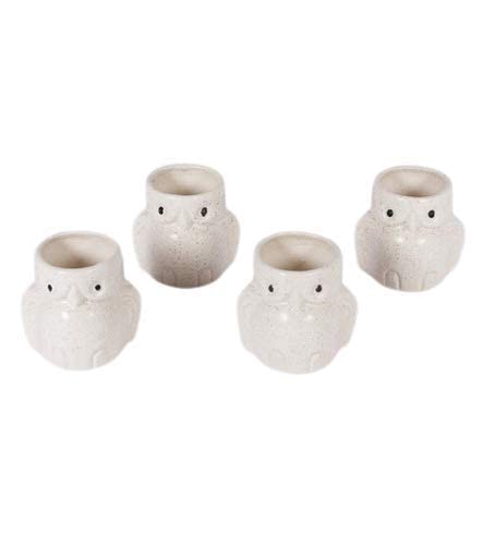 Crazy Sutra® Handmade Owl Ceramic Planters, Table Top Indoor Planter Pot White Ceramic Planter for Indoor Plants and Succulents Pot (Pack of 2pc) (B0B8J6B589) Amazon Price History, Amazon Price Tracker