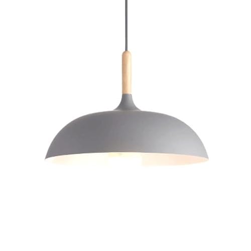 Lampe suspendue E27 grise pour optimiser l'éclairage de cuisine