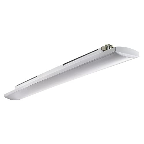 Gewiss Rektangulär vattentät taklampa Smart3, Led, 1600, 2X58, Opal