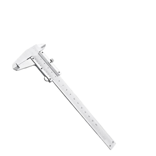 Vernier Caliper 6' 8' 12' Acero inoxidable Calibres no digitales 0-300mm Manual Micrómetro Caliper 0.01mm Caliper de alta precisión Herramientas para trabajar la madera(0-200mm)