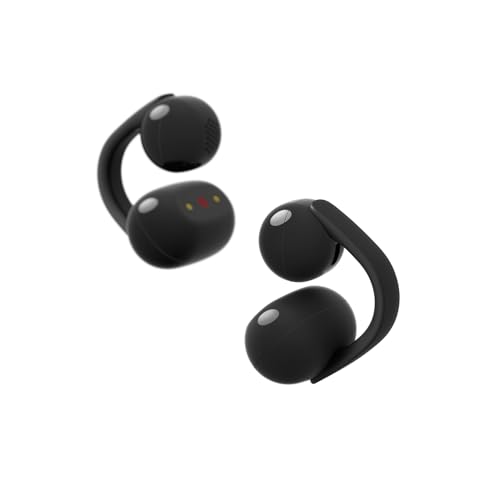 Sony Nuevo LinkBuds Clip Auriculares Open Ear, cómodo diseño con Clip, 3 Modos de Escucha, IPX4, Llamadas nítidas, 37 Horas de batería, Asistente de Voz con IA, Control táctil, iOS y Android, Negro