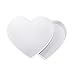WENPACK Empty Heart Shaped Gift Box Strawberry Packaging (White)