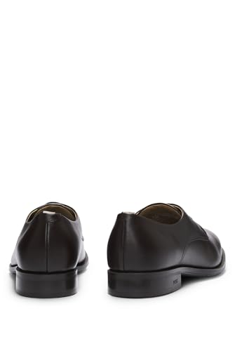 Image of BOSS Mens Colby Derb Leather Derby Shoes with Signature Trims Size