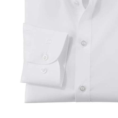 Olymp Level Five col Kent Uni Noir 6090/64/68,Blanc,44 – vue 5