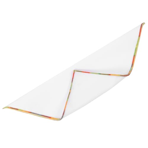 minkissy Elegant White Pocket Square Men's Suit Handkerchief Accessory for Business Wedding and Celebrations Random