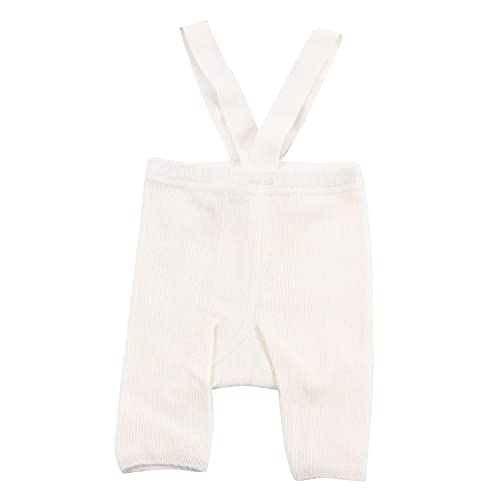 Mubineo Infant Toddler Baby Basic Plain Overall Shorts Leggings Girls Boys Suspender Overalls (Cream White, 2 Years) #TOP6