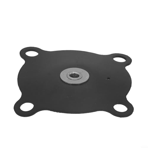 Yuanpgky Válvula de diafragma de repuesto para válvulas solenoides - Diafragma de sellado de goma con almohadilla de amortiguación de vibraciones de cuero, compatibilidad de rosca G1/5.1 cm y G3/10.2