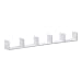 Seaside Floating Wall Shelf - Sectionalized Storage - White Finish