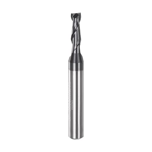 Image of HARFINGTON Square End Mill 4mm x 11mm Cutting 6mm Shank Micro Grain Solid Carbide AlTiN Coated 2 Flutes Milling Bit Cutter for Alloy Hardened Steel Aluminum