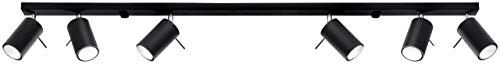 SOLLUX lighting Deckenlampe Deckenleuchte Deckenstrahler Stahl 6 Flammig...