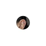 16G CZ Branch Flat Back Earrings ASTM F136 Titanium Helix Stud Internally Threaded Cartilage Earrings Conch/ Tragus/ Helix/ Medusa/ Labret/ Lobe Piercing Stud 6mm&8mm Post, Comfortable & Secure Design (Silver-For Wearer Left Ear)