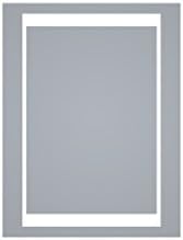 Innoci-USA Thalia LED Recessed Lighted Medicine Cabinet For Vanity Featuring Built-In Cosmetic Mirror, 3-Prong 120v Electrical Outlet and Adjustable Tempered Glass Shelves 16" x 20"