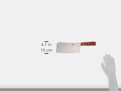 Winco 8" Heavy Duty Chinese Cleaver with Wooden Handle