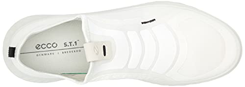 Ecco Women's Ath-1Fw Slip On Sneaker, Shadow White, 7-7. 5 #TOP4