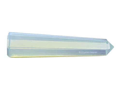 Image of Crystal Heaven Opalite Crystal Tower Obelisk Point For Chakra, Healing And Balancing - Aaa Grade Original Certified Gemstone Agate For Reiki Meditation Yoga Spiritual (3-4 Inches)