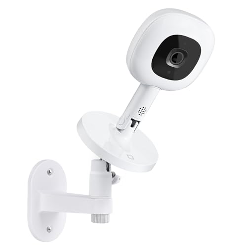 Support mural réglable pour moniteur de bébé compatible avec le moniteur intelligent Nanit Pro et le support flexible, support mural pour caméra bébé avec angle de vue parfait et facile à installer
