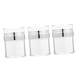 FIXOSHEE 3個 真空プレス式アイクリーム容器 化粧品用ローション詰め替えボトル 多機能小型クリームサンプルケース